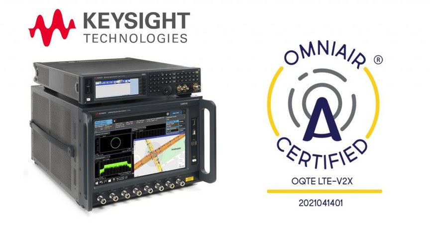 Keysight erhält als erstes Unternehmen den Status „OmniAir Qualified Test Equipment“ und beschleunigt damit die Zertifizierung von C-V2X-Systemen